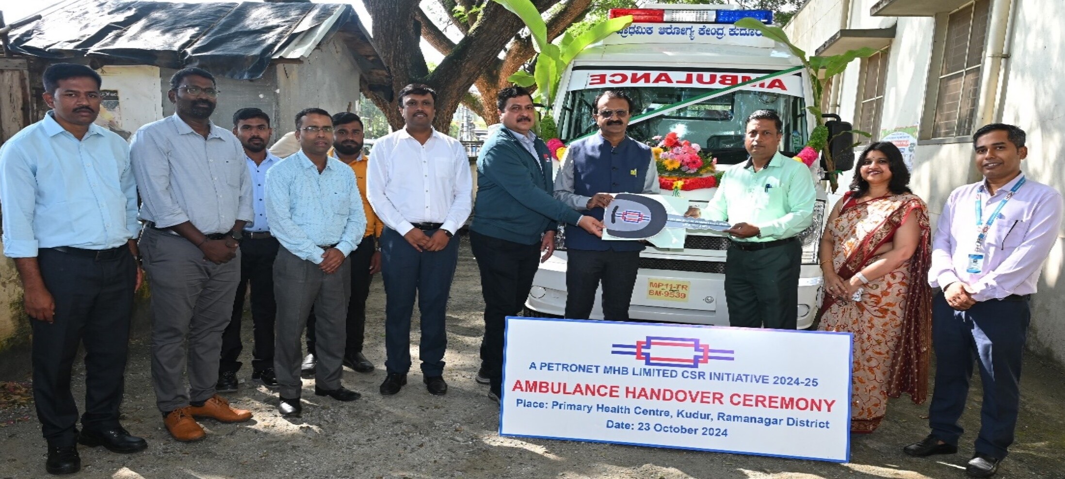 Ambulance Handover to Kudur PHC